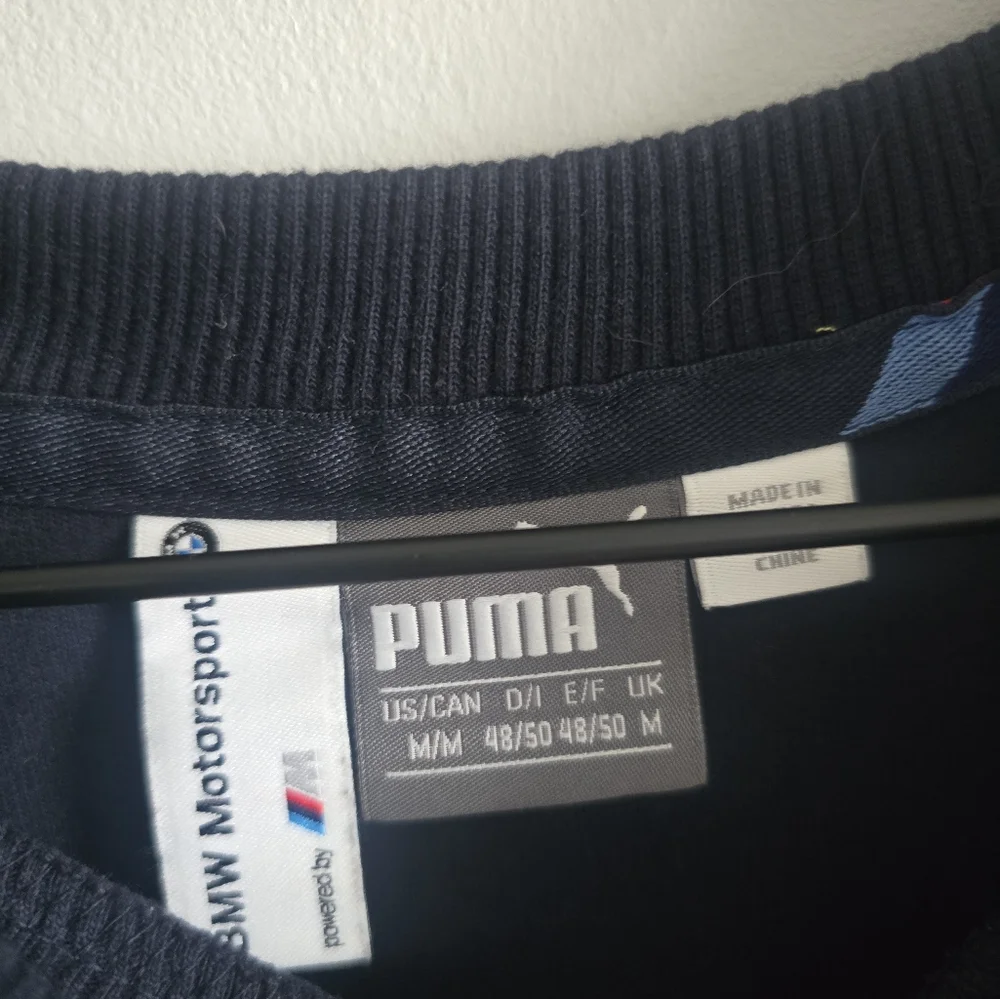 PUMA Men's BMW Motorsport Crew Neck Sweatshirt Medium - Picture 4 of 6